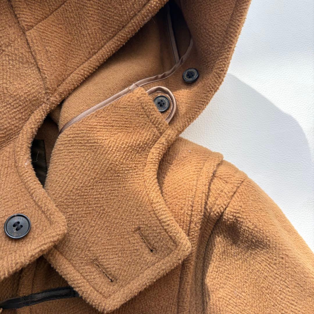 美品✨マッキントッシュ　ロングダッフルコート　ヘリンボーン　キャメルブラウン