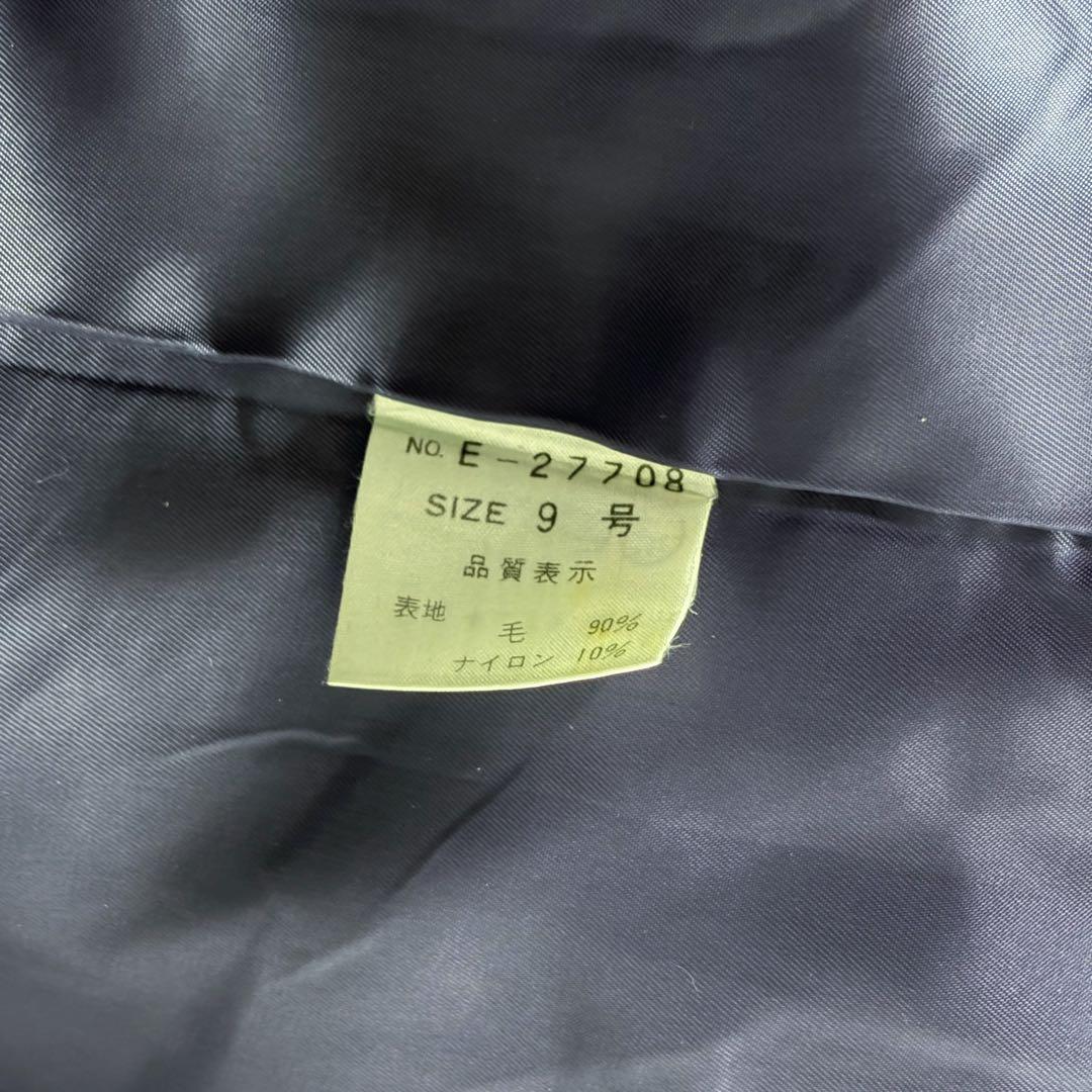 希少品! エムズグレイシー シャギーチェックコート くるみボタン マフラー付