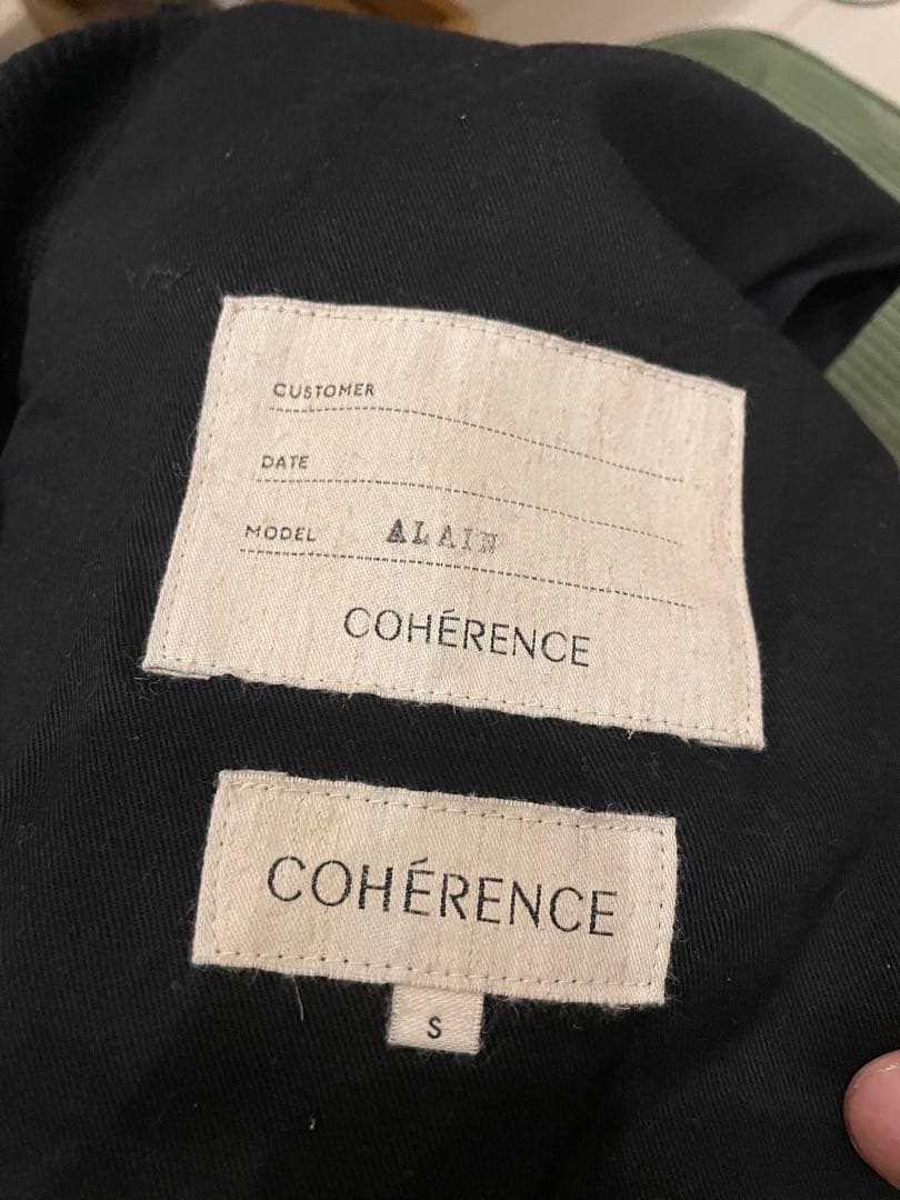 COHERENCEスラックス　ネイビー