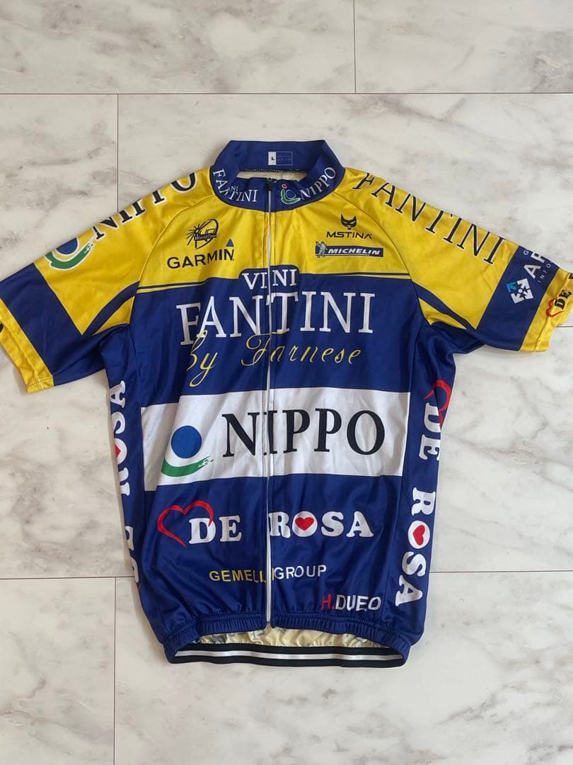FANTINI NIPPO サイクルジャージ ネイビー/イエロー NIPPOヴィーニ