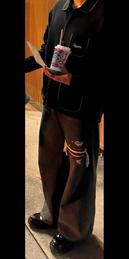 トップス Supreme Contrast Stitch Button Up