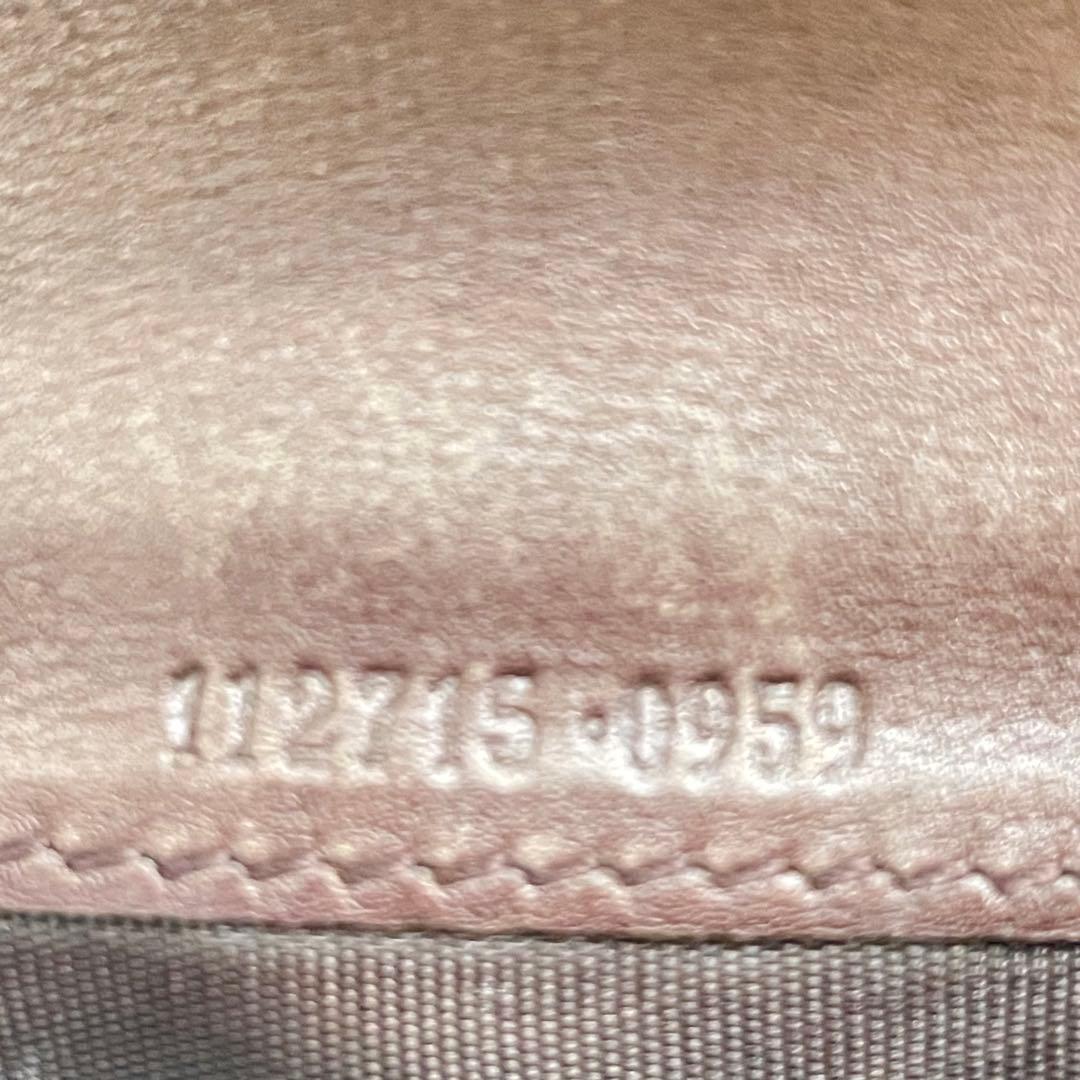 GUCCI グッチ　シマ レザー 長財布　メタルロゴ 1220-⑥