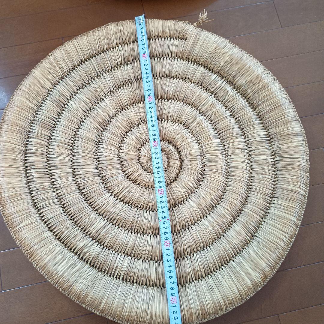 【希少】 円座 い草 うずまき２枚