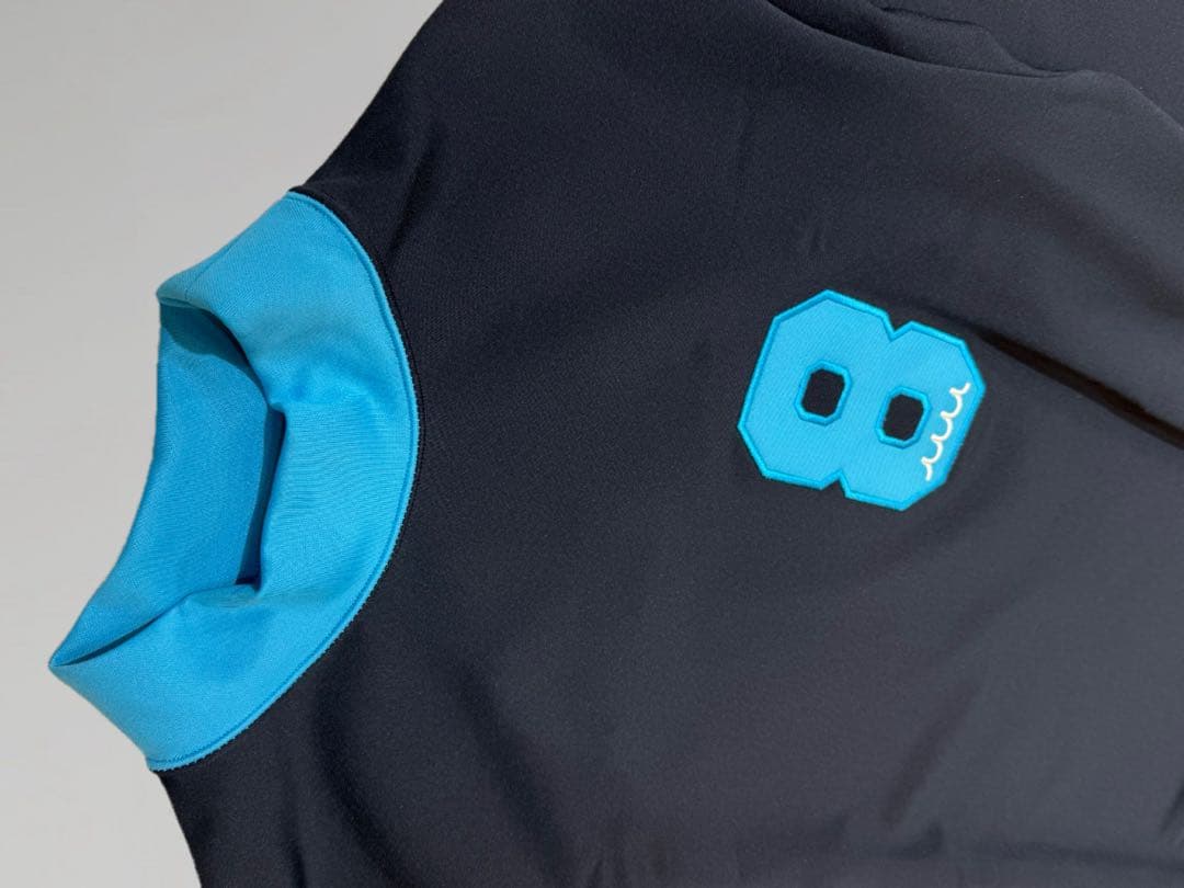 【新品】ムータマリン　ゴルフ　裏起毛　モックネック　ネイビー　Mサイズ