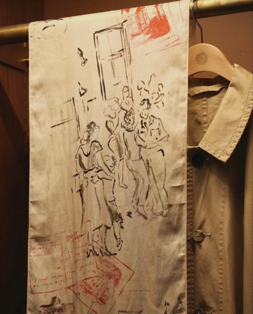 小物 porter classic SKETCH STOLE