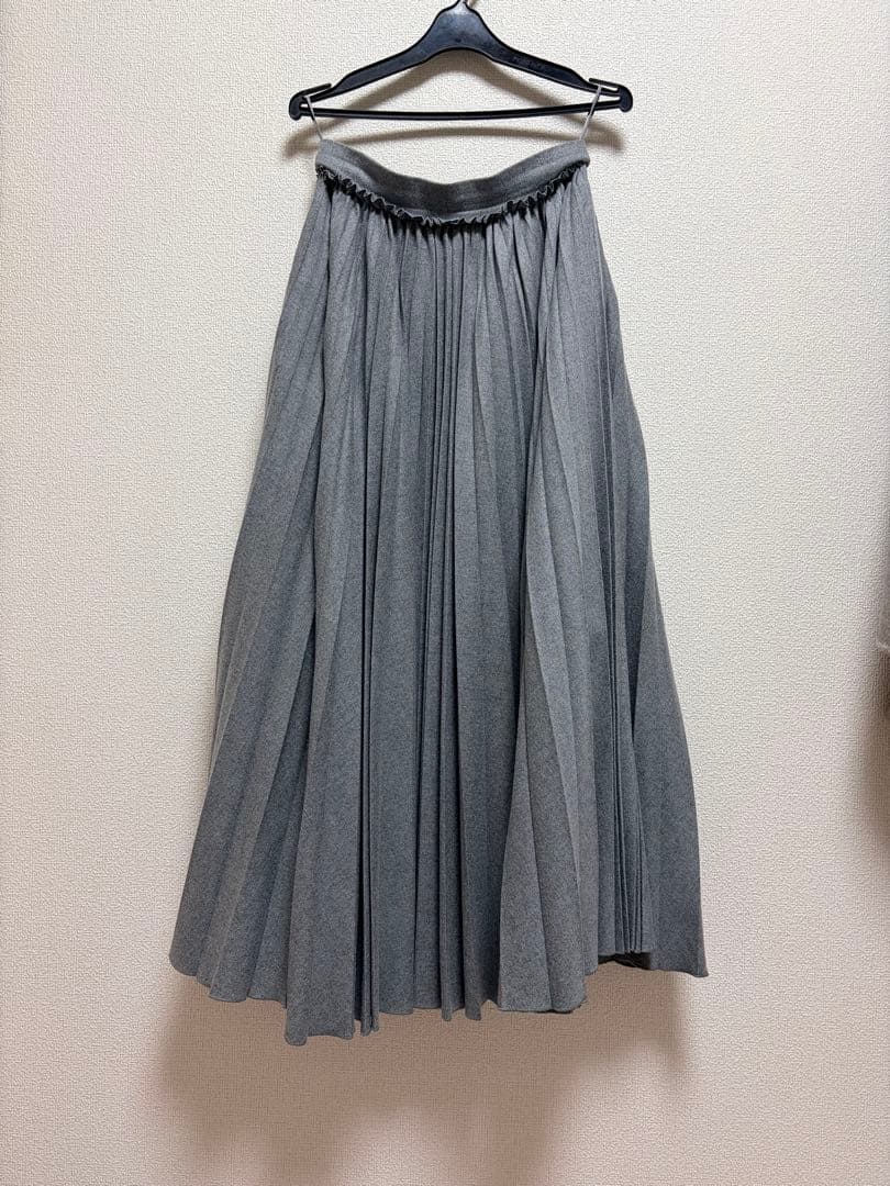 ebure ウール　プリーツスカート　36