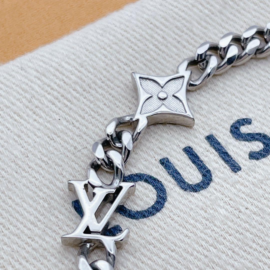 LOUIS VUITTON ブレスレット　ブラスレ　ロウ　チェーン　モノグラム