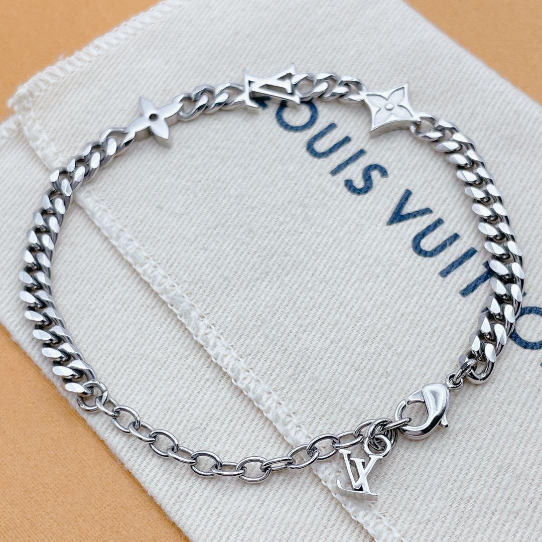 LOUIS VUITTON ブレスレット　ブラスレ　ロウ　チェーン　モノグラム