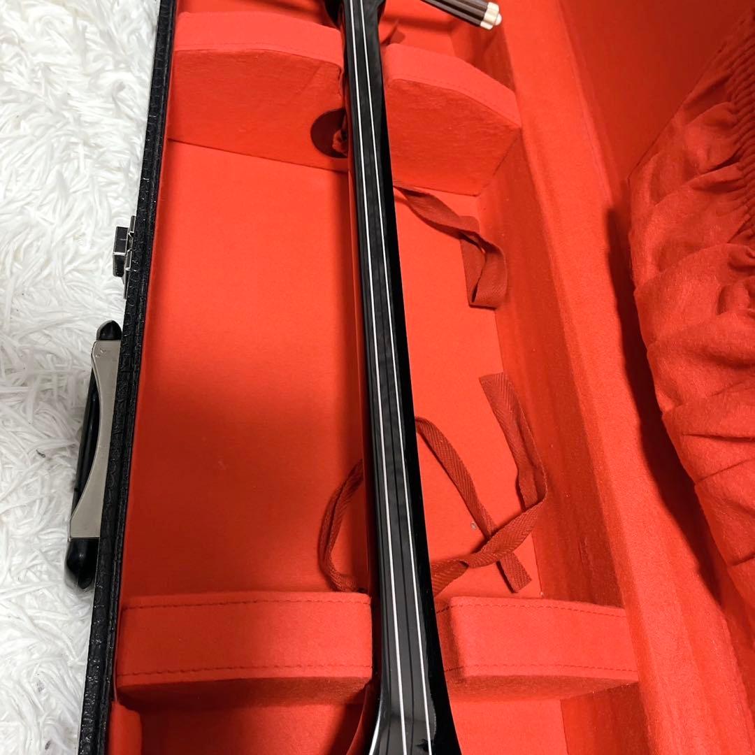 【美品】 琉球本蛇皮 三味線 クロコ調 ハードケース 爪 琉球三味線