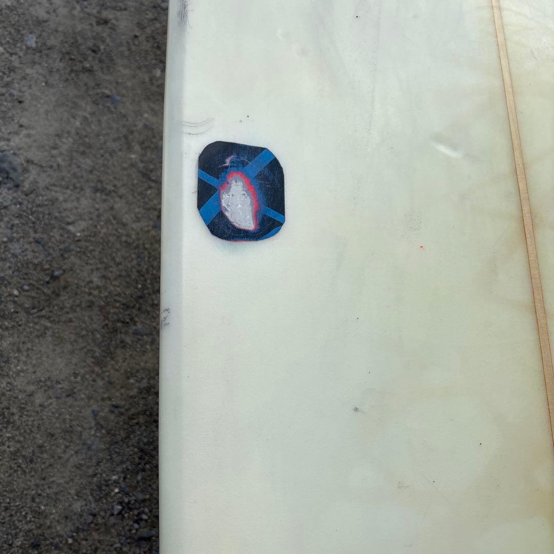 ウエムラサーフボードデザイン9.2ロングボードクリーム色