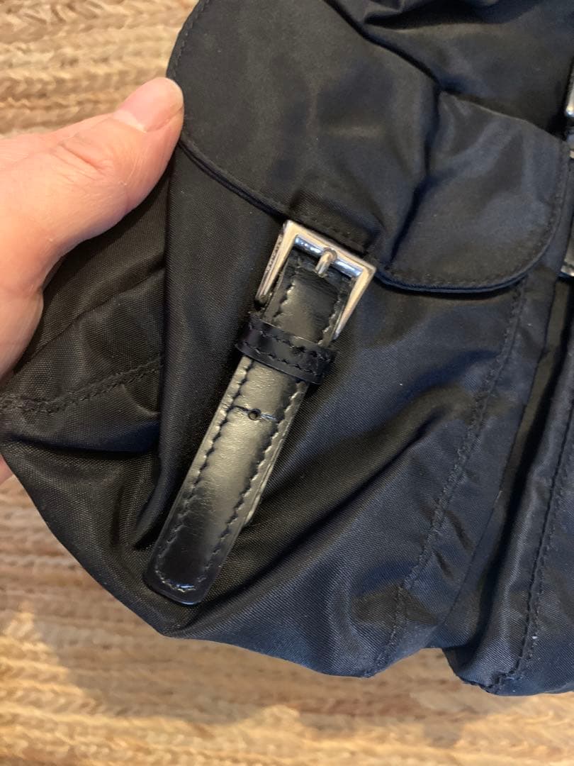 PRADA ブラック ナイロンミニリュックバックパック