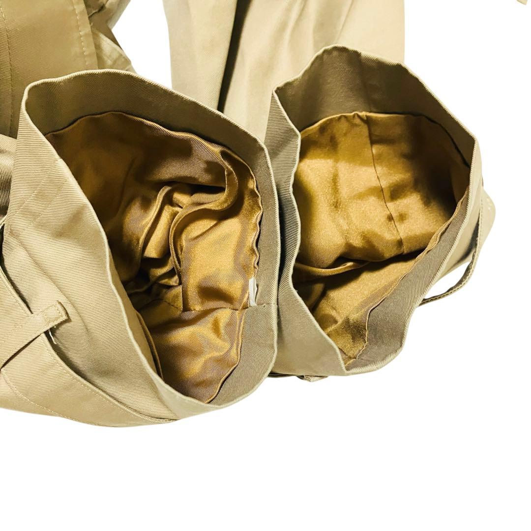 バーバリーズ ベルト付 トレンチ ノバチェック ベージュ ステンカラーコート