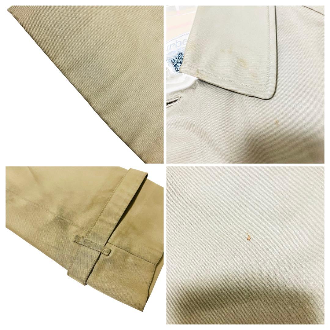 バーバリーズ ベルト付 トレンチ ノバチェック ベージュ ステンカラーコート