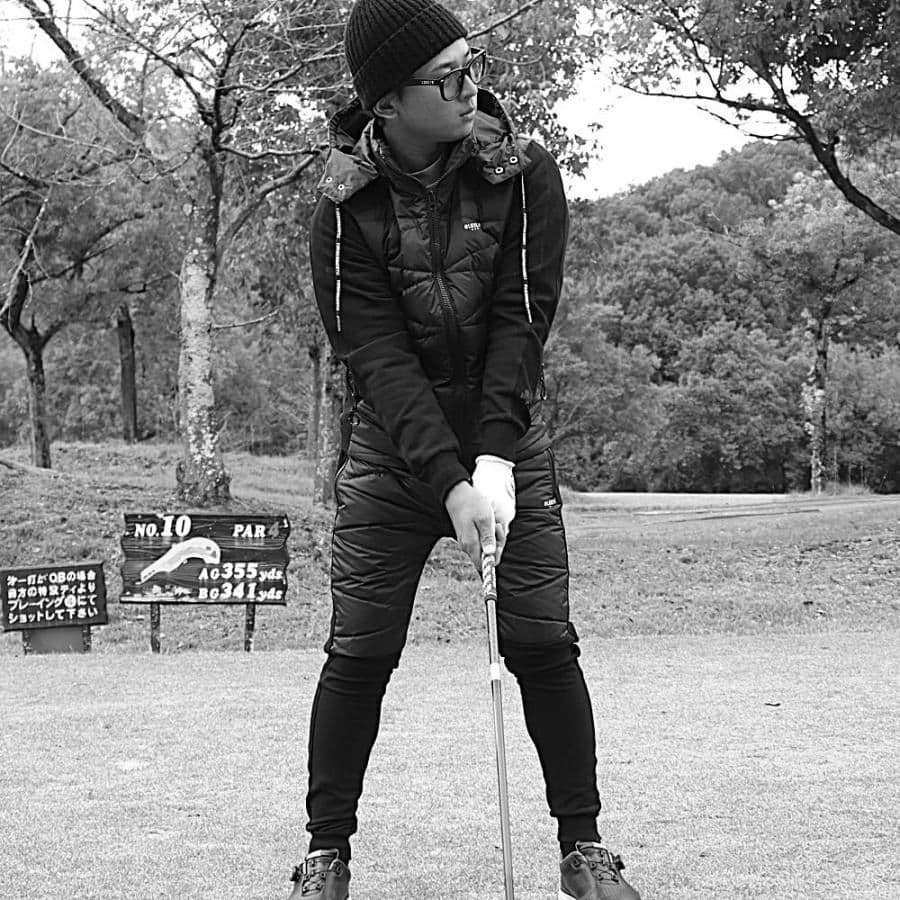 LUXE/R GOLF ダウンフェザー&裏起毛パンツ 45762GRL②