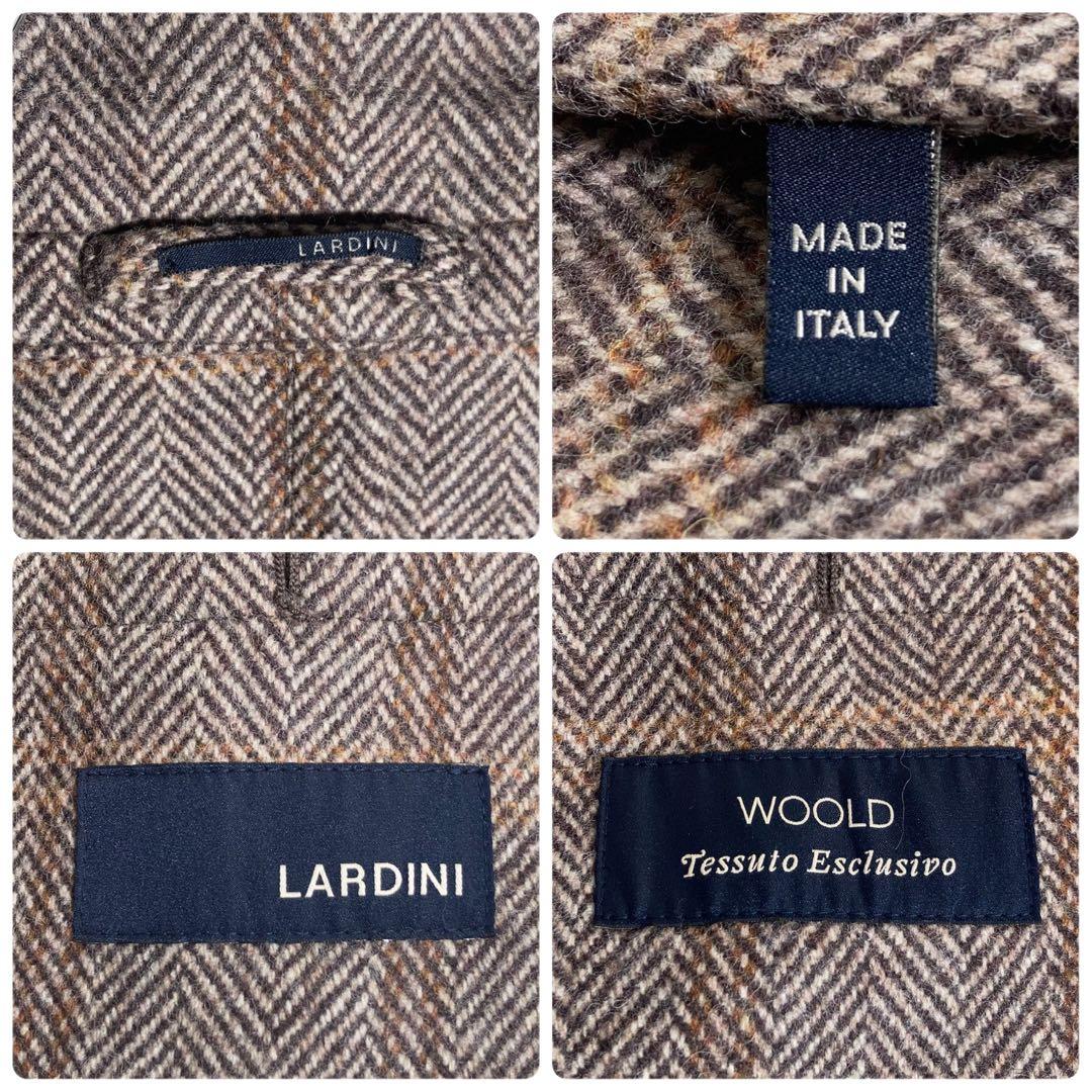 【定価16万円】ラルディーニ ヘリンボーン オーバーペーン チェスターコート.