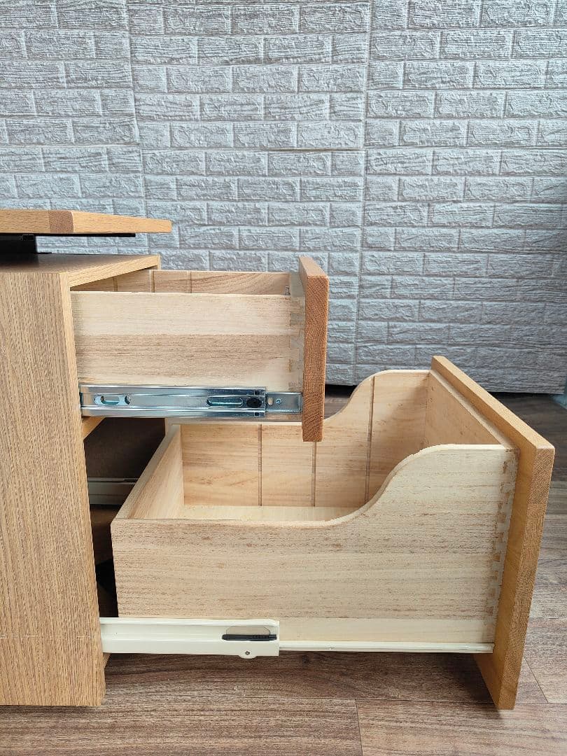 浜本工芸 学習机セット デスク デスクワゴン 上棚 書斎