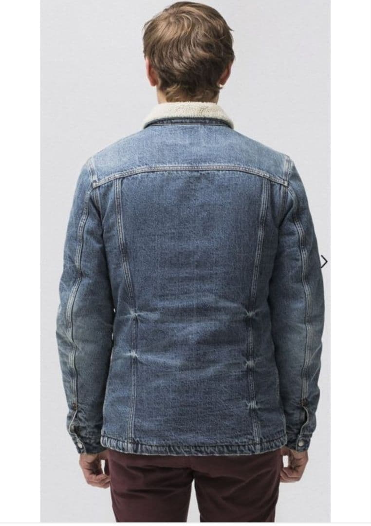 Nudie Jeans ヌーディージーンズ LENNY ボア付 Gジャン