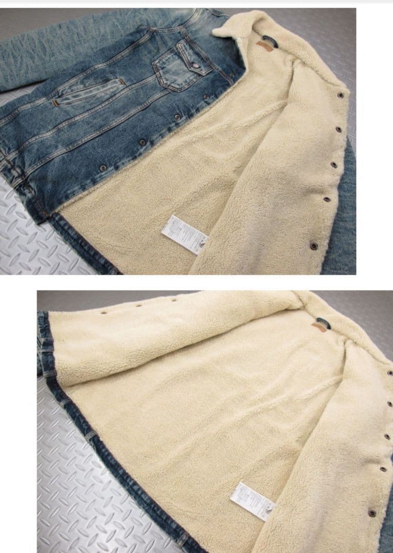 Nudie Jeans ヌーディージーンズ LENNY ボア付 Gジャン