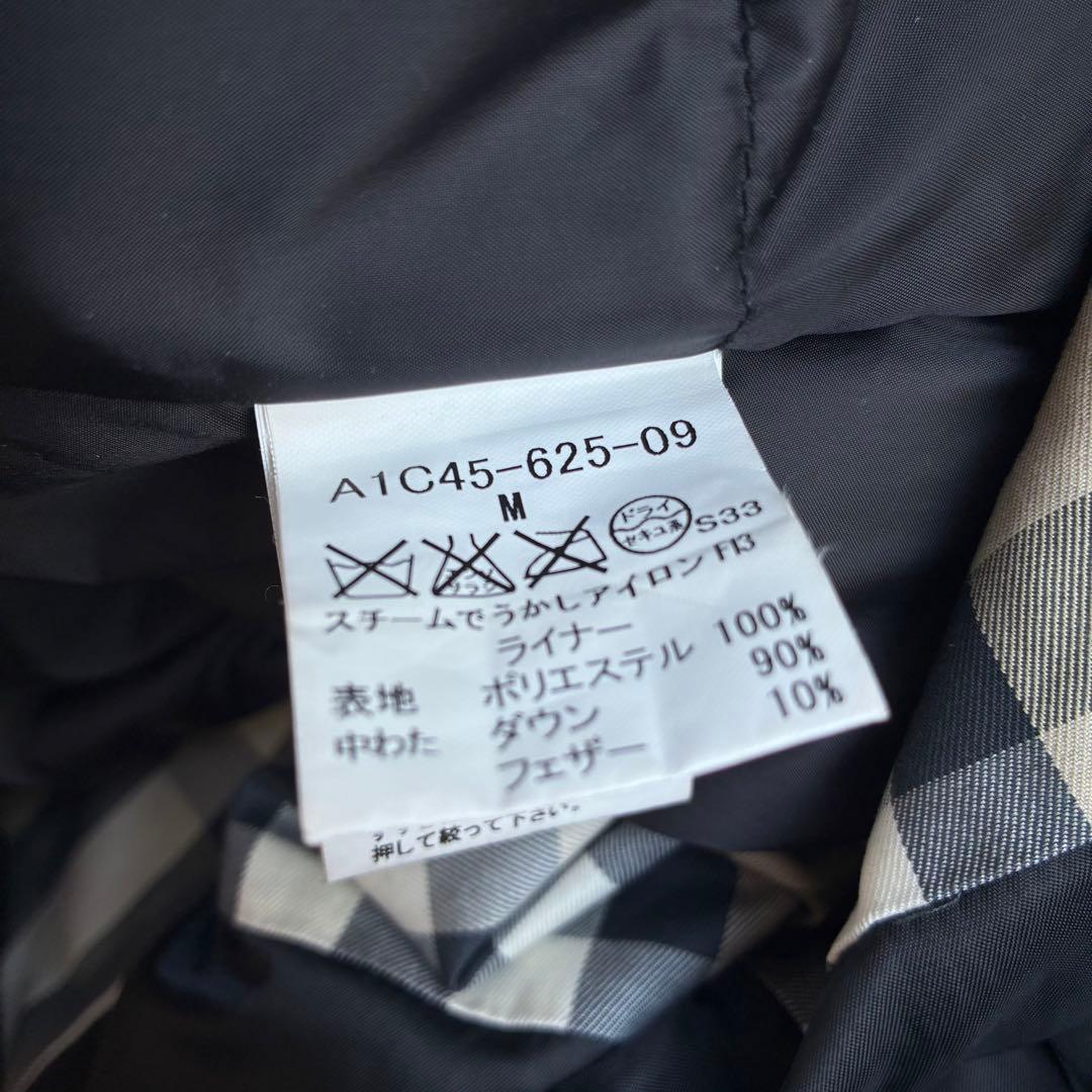 バーバリーロンドン モッズコート ダウンライナー付き Mサイズ