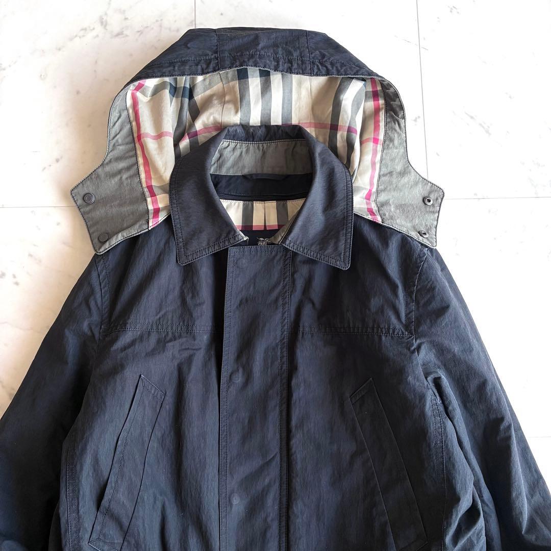 バーバリーロンドン モッズコート ダウンライナー付き Mサイズ