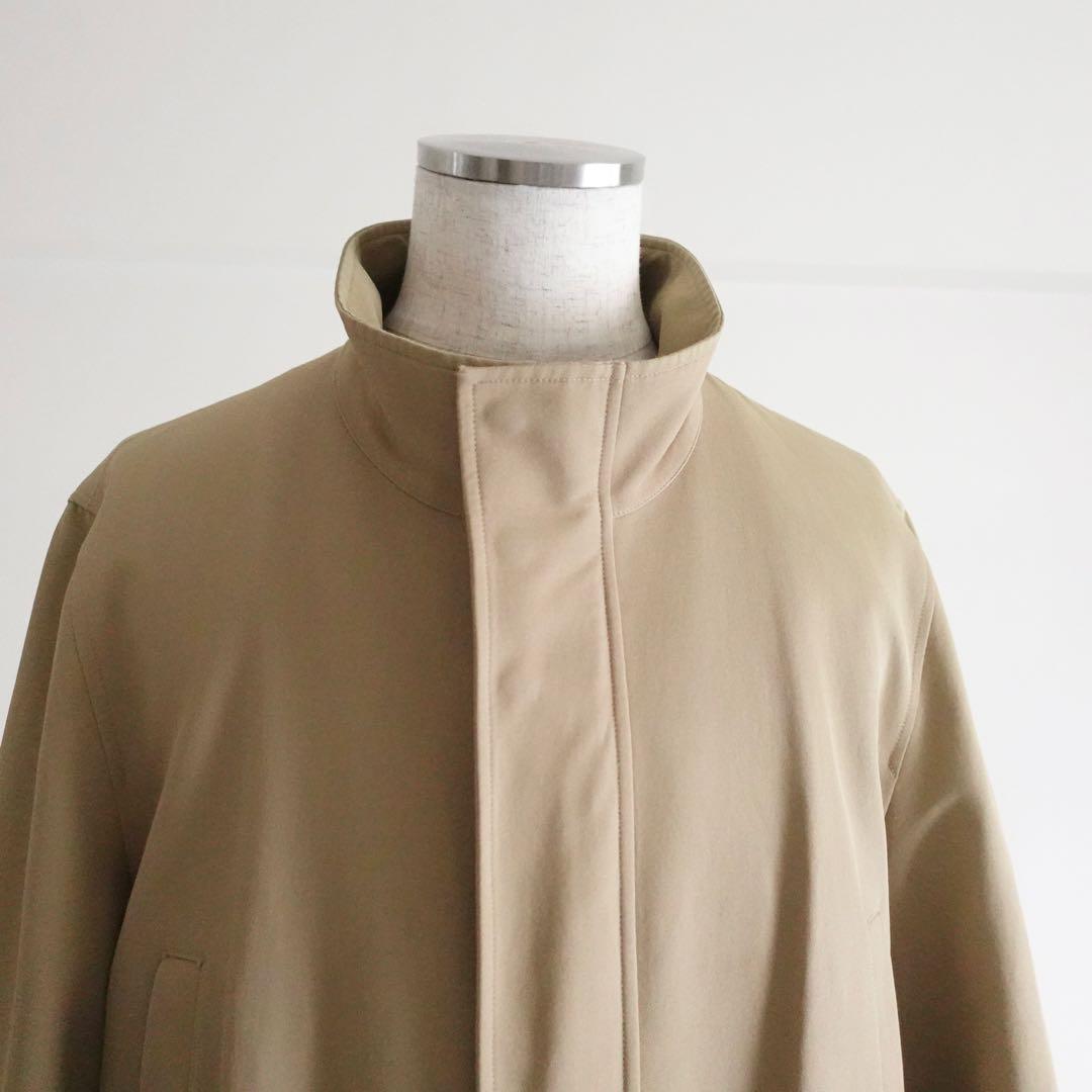 1990s allegri コットンナイロン　スタンドカラーコート　イタリア製