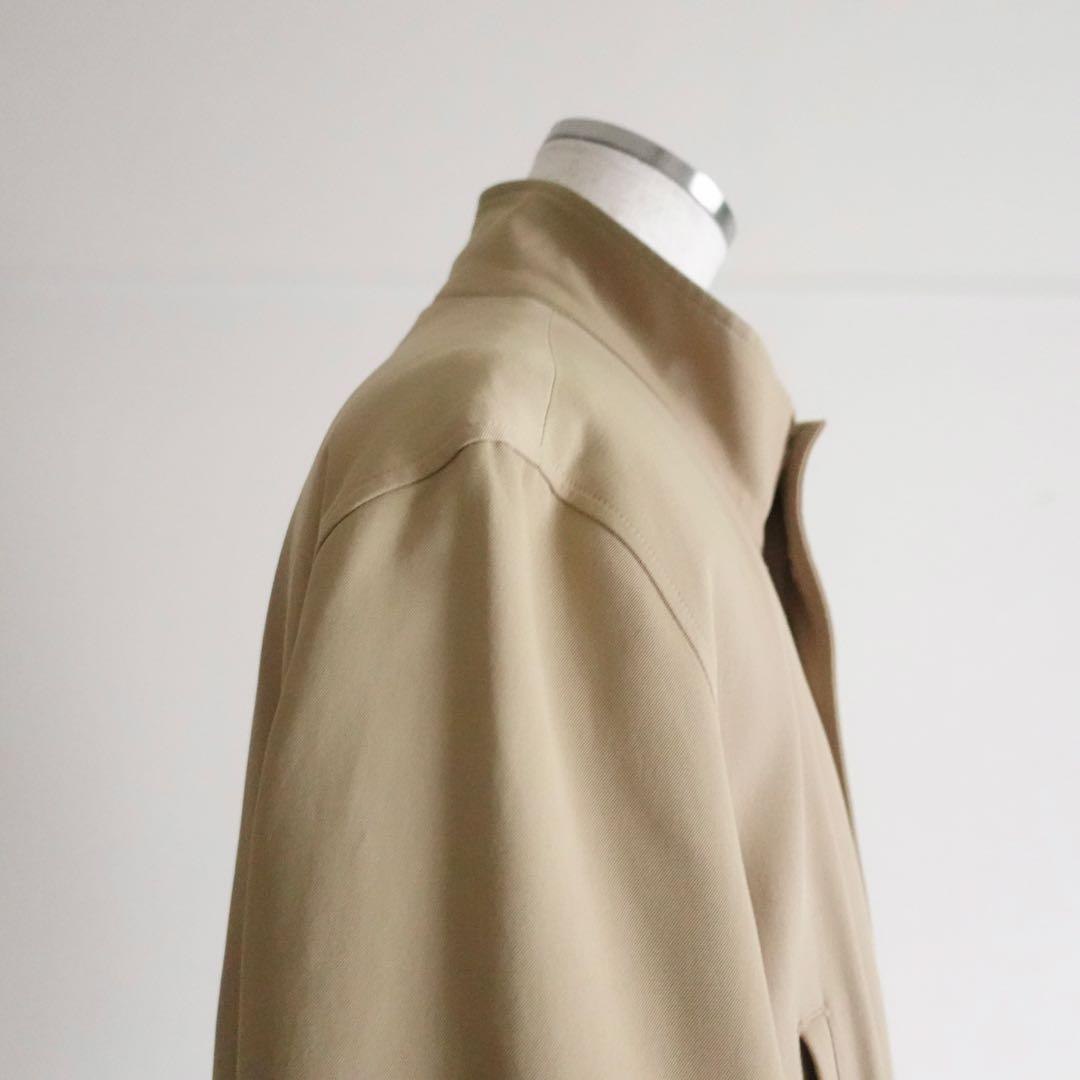 1990s allegri コットンナイロン　スタンドカラーコート　イタリア製