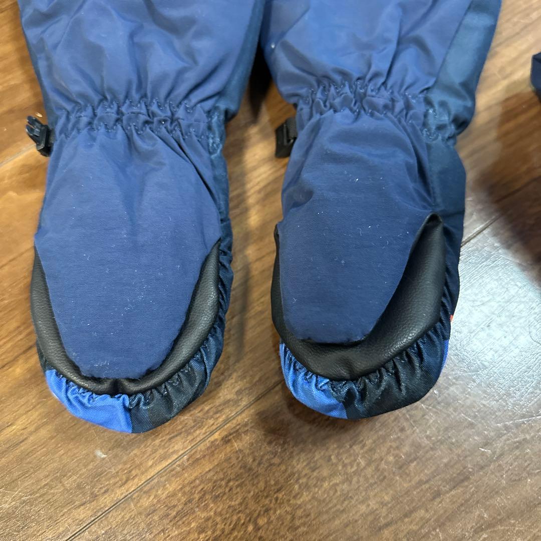 BURTON 子供用スキーウェア 4T ネイビー/ブルー 手袋セットキッズつなぎ