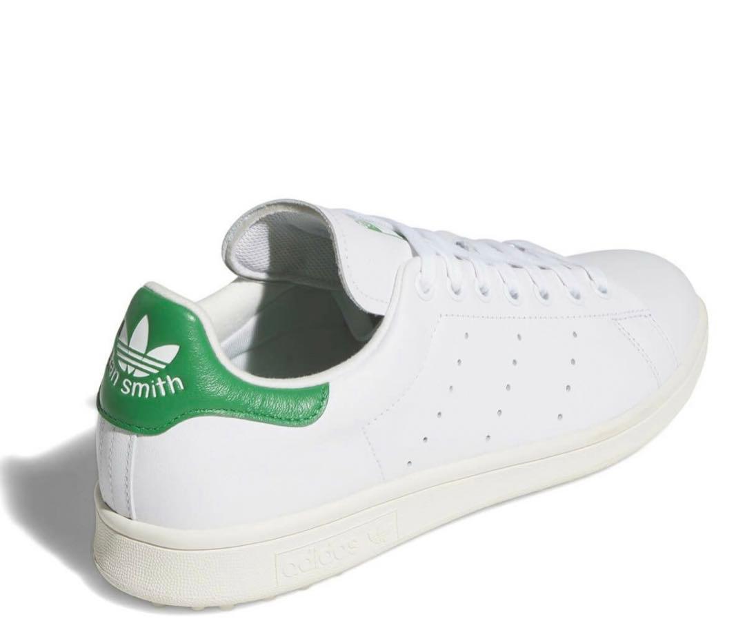 新品2025年アディダスゴルフスタンスミスNNO27スパイクレス紐緑23.5cm