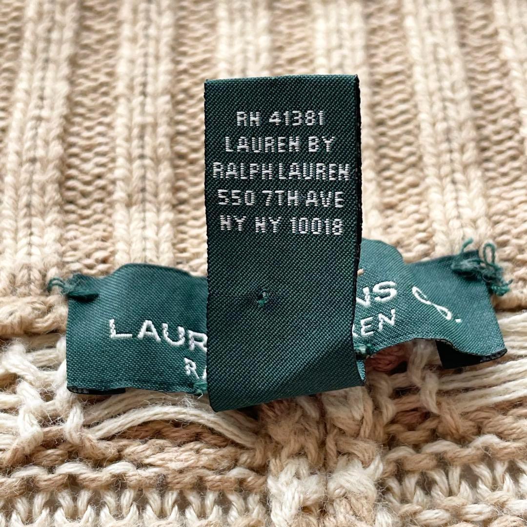 美品 XLサイズ ラルフローレン ネイティブ柄 ポンチョ ケープ 羽織り ニット