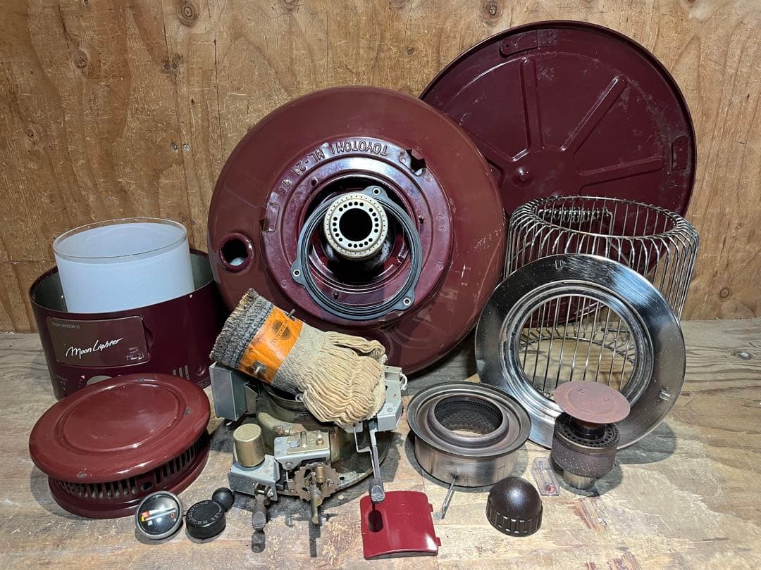 芯乾燥済 ムーンライター ML-21 キャンプ 分解メンテナンス済 88年製