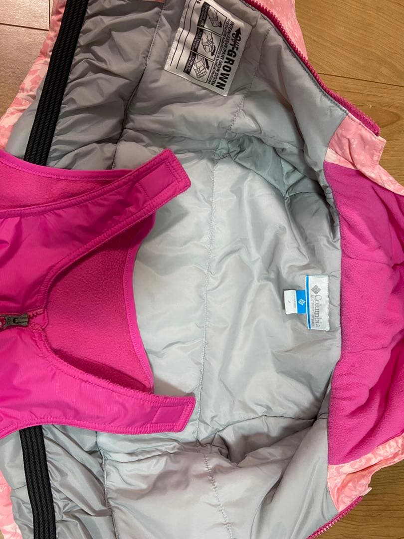 コロンビア100サイズ3T上下セット子供スノーウェア