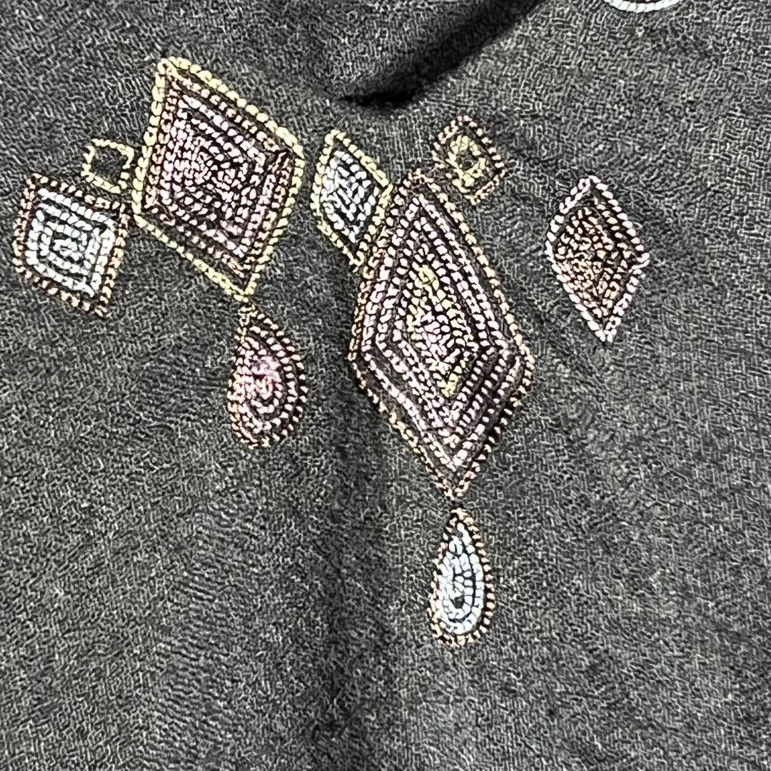 ヨーガンレール（JURGEN LEHL）の長袖刺繍ワンピース　M