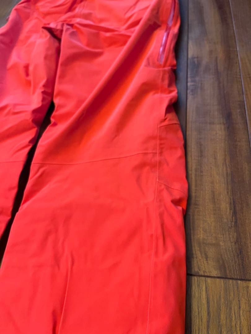 超美品！Schöffel 赤 スキーウェア サスペンダー付き Lサイズ - メルカリ