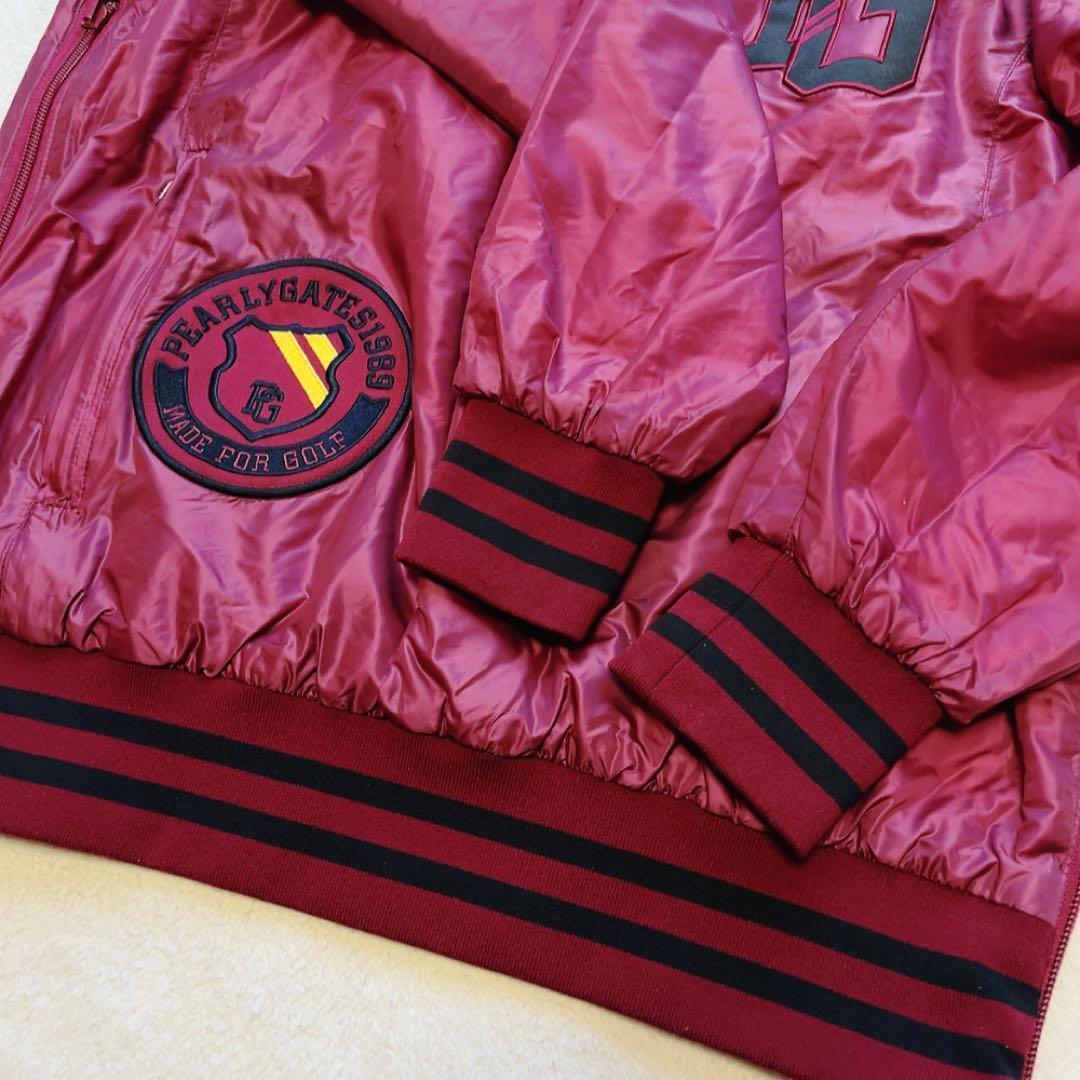 美品　パーリーゲイツ　リバーシブル　4way　中綿　スニード　ベスト　ワッペン