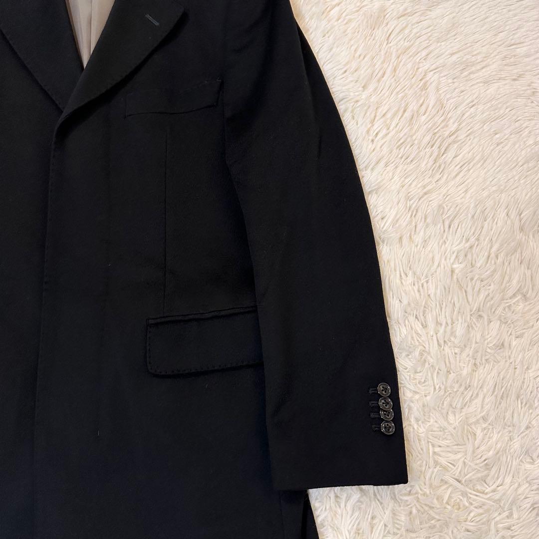 ロロピアーナ 高級イタリア生地 ウール カシミヤ混 チェスターコート