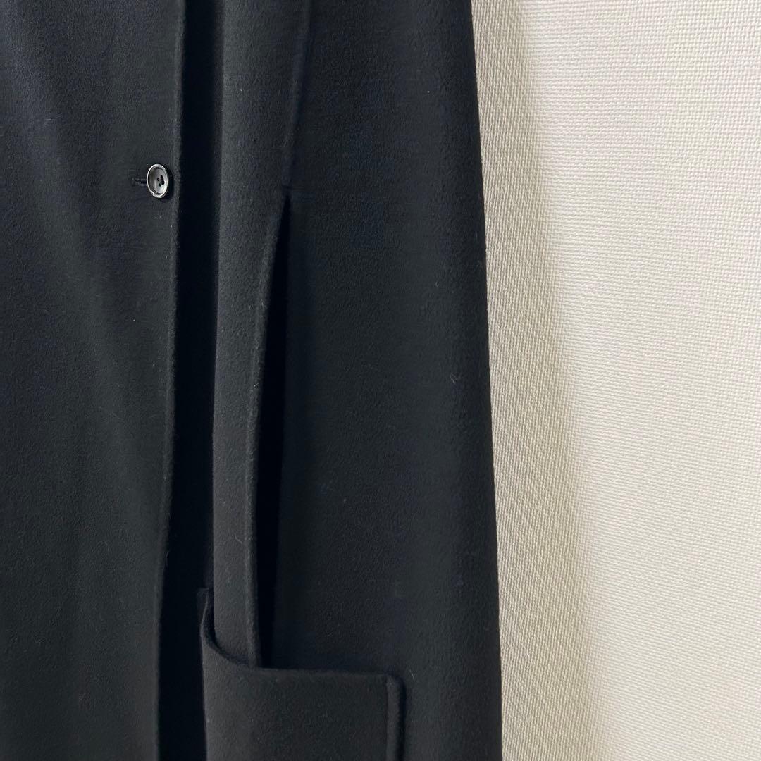 JOSEPH ジョゼフ　カシミヤ混ウールポンチョ　ブラック　ダブルフェイス　38