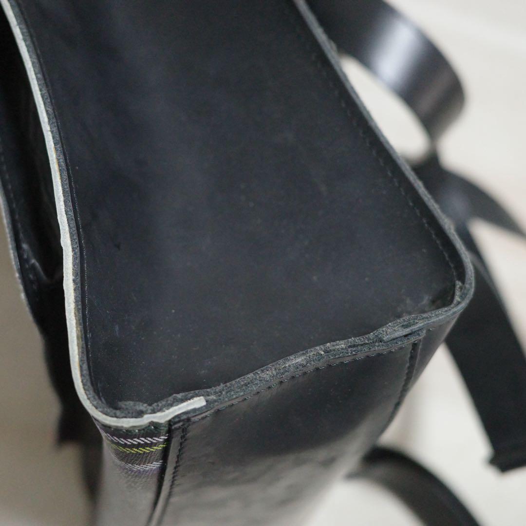 Dr. Martens タータンチェック　レザーリュック・バックパック
