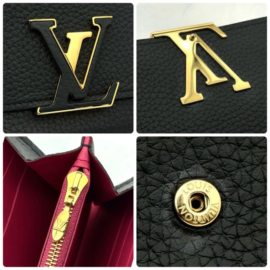 【☆やまちゃん☆】ルイヴィトン トリヨン ポルトフォイユ カプシーヌ ノワ