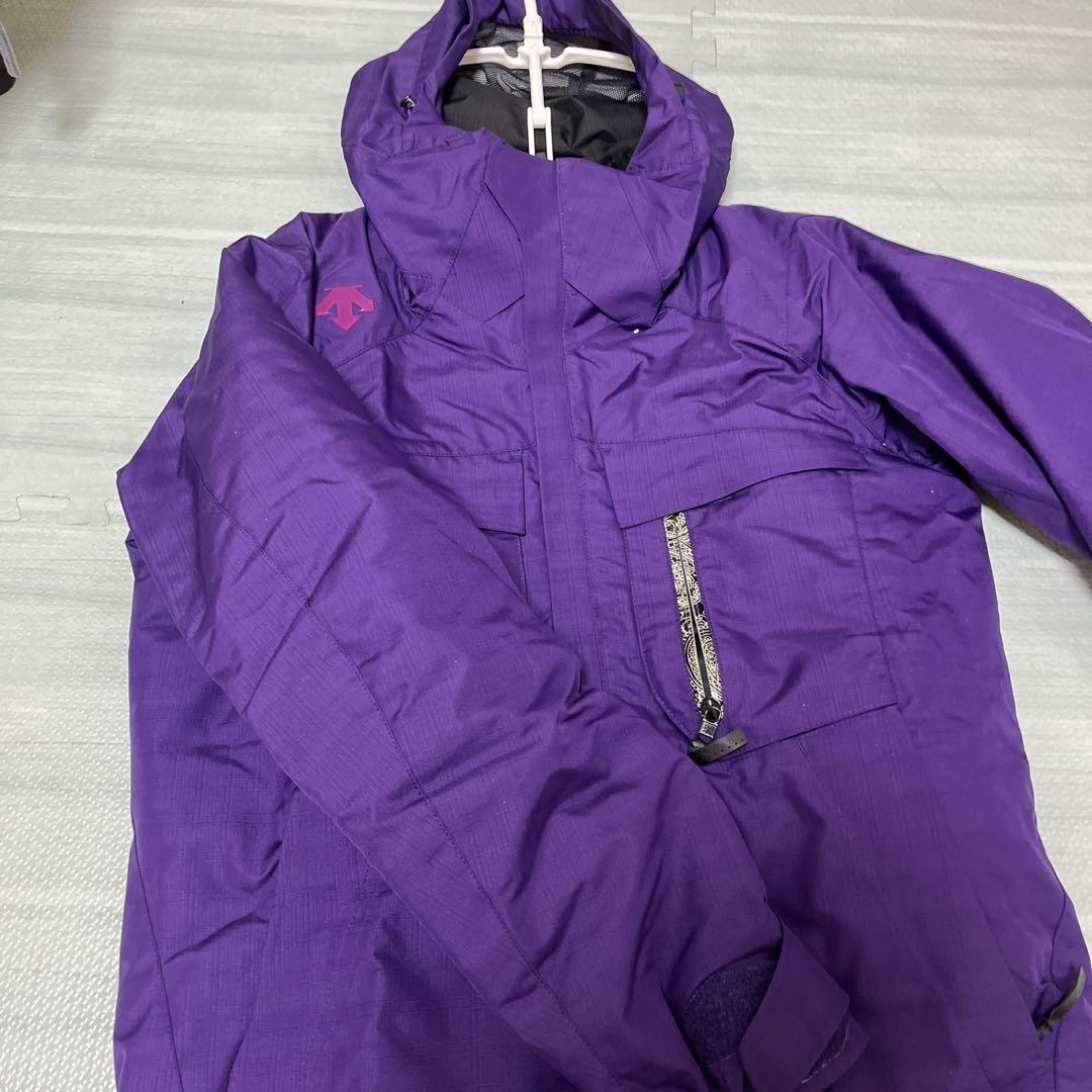 紫色 フード付きスノーボードセット