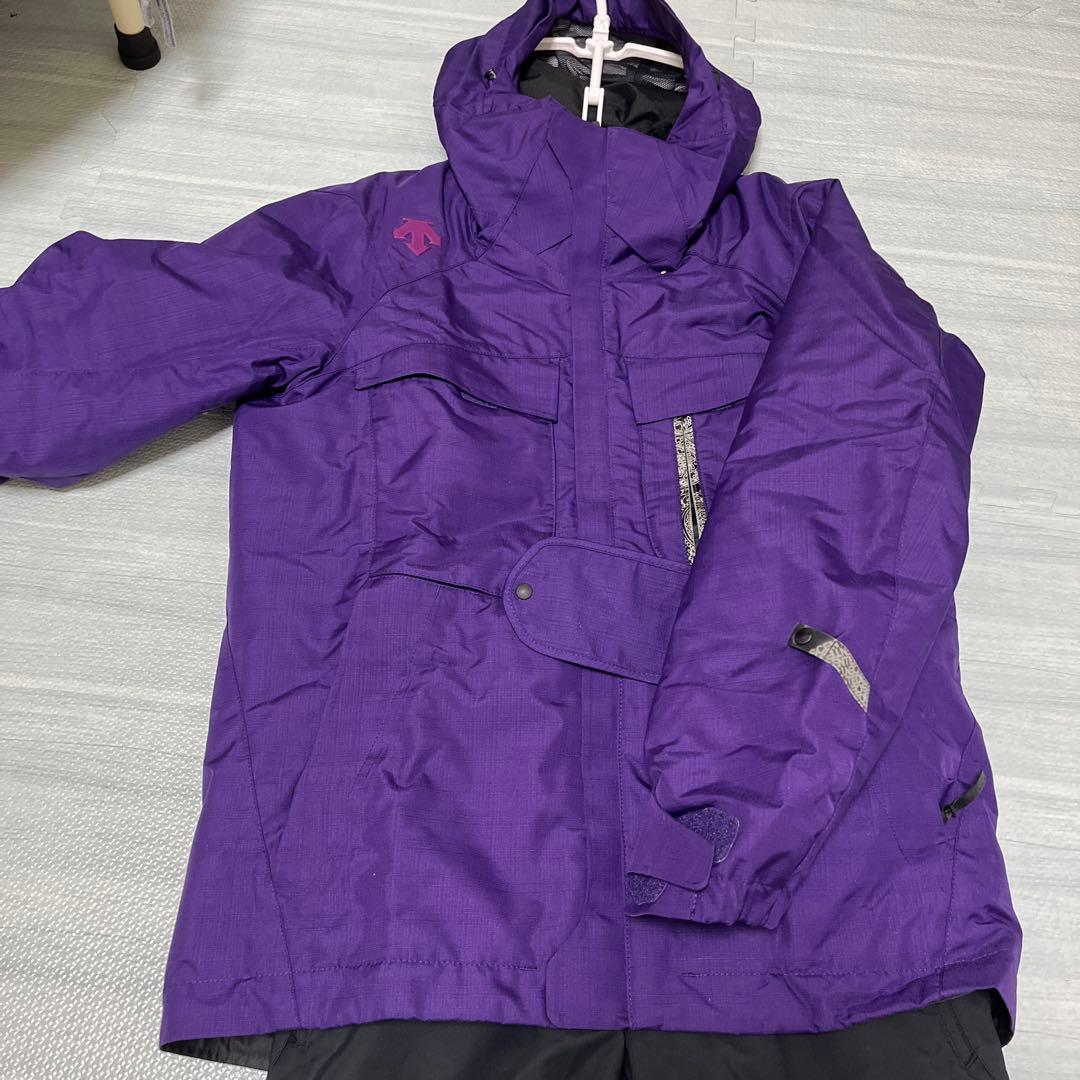 紫色 フード付きスノーボードセット