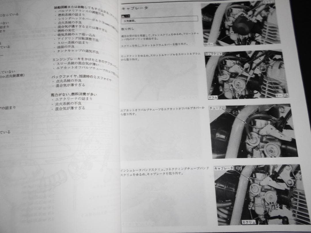 ホンダ FTR223y,2〔BA-MC34〕 純正サービスマニュアル