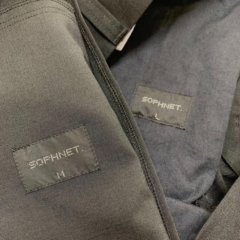 SOPHNET ソロテックス トロピカルウール ノーカラージャケット スラックス