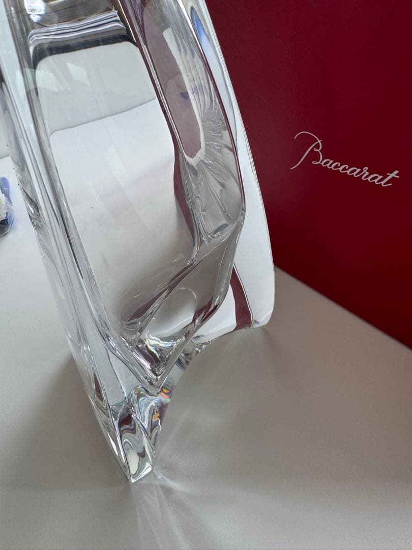 Baccarat クリスタルガラス 花瓶 箱付き
