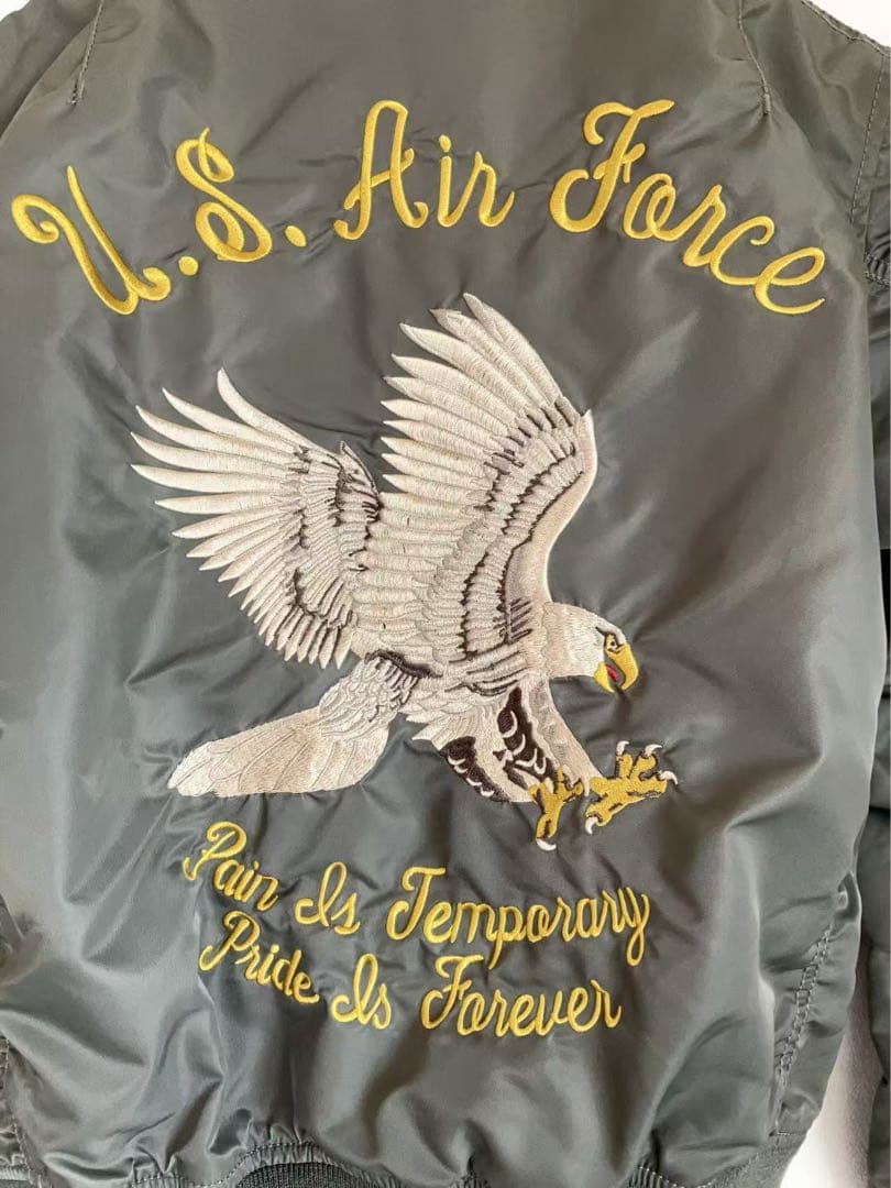 【WEB限定】AVIREX M MA-1フライトジャケット452nd刺繍鷹鷲鳥