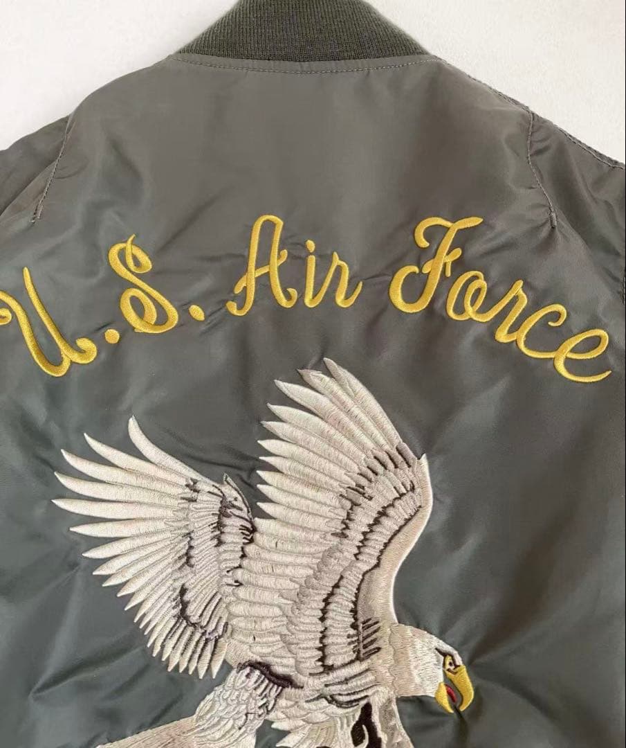 【WEB限定】AVIREX M MA-1フライトジャケット452nd刺繍鷹鷲鳥