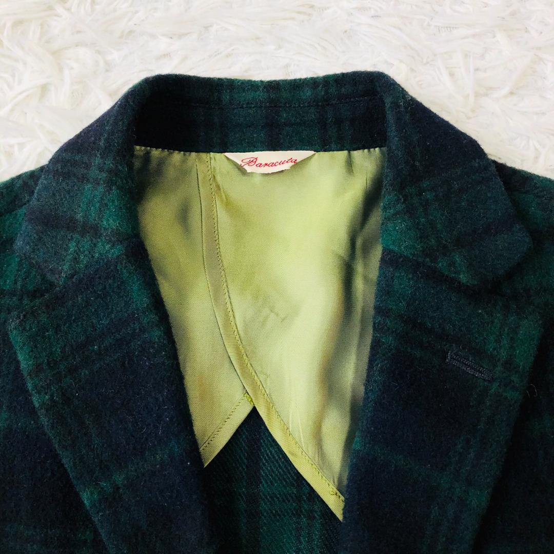希少】BARACUTA☆テーラードジャケット ブラックウォッチ くるみボタン