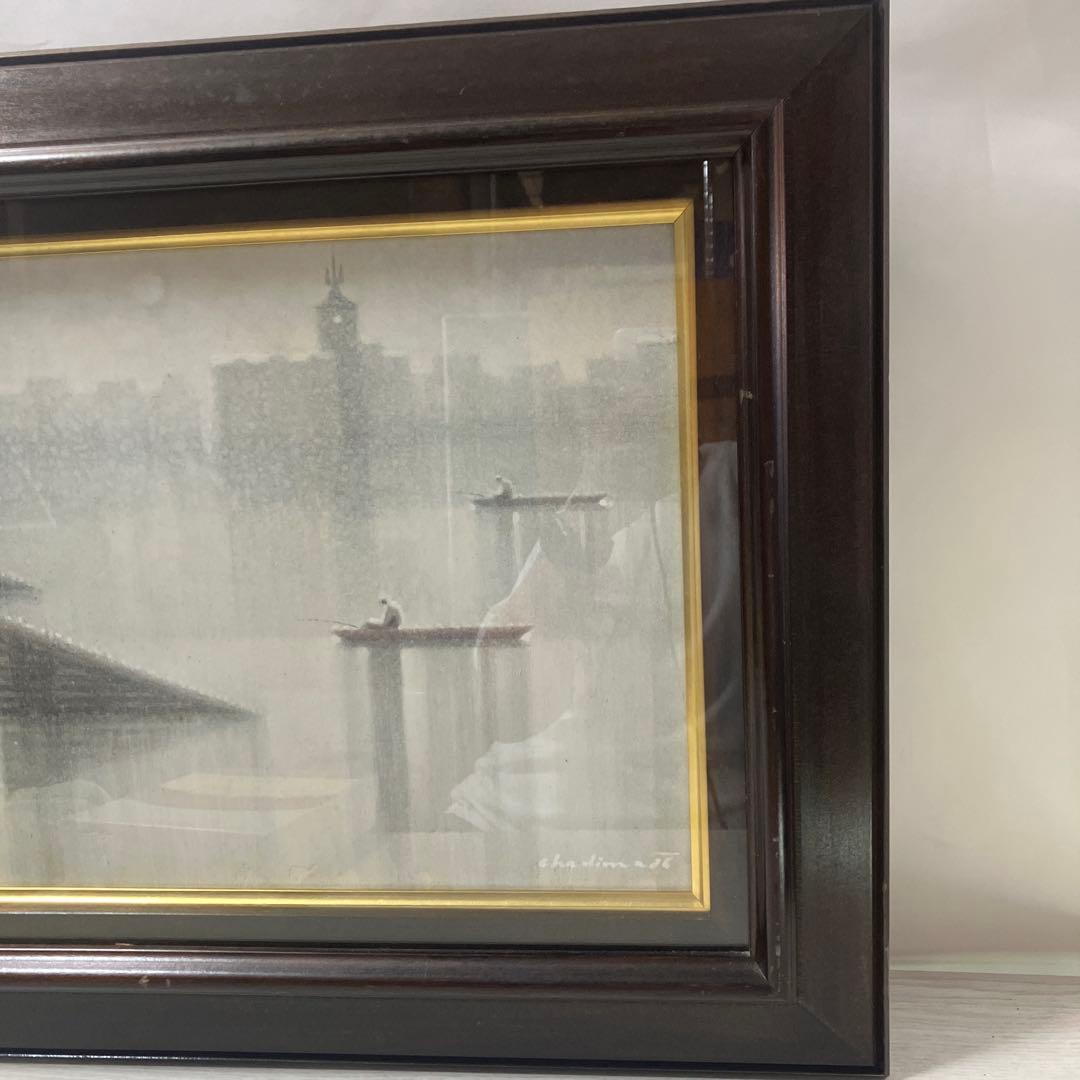 絵画　バディマ　釣人