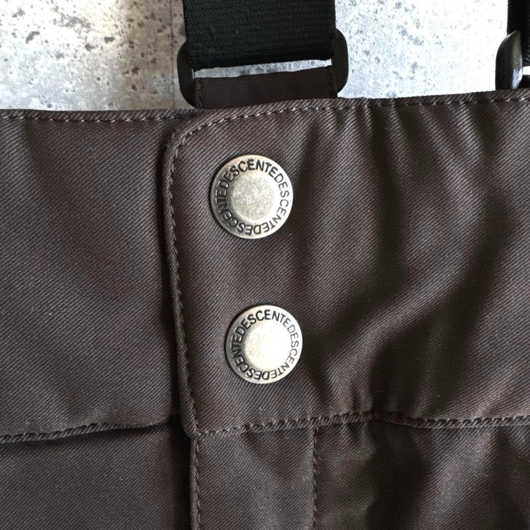 デサント スキーウェア スノボー ウェア 上下セット M L 焦げ茶