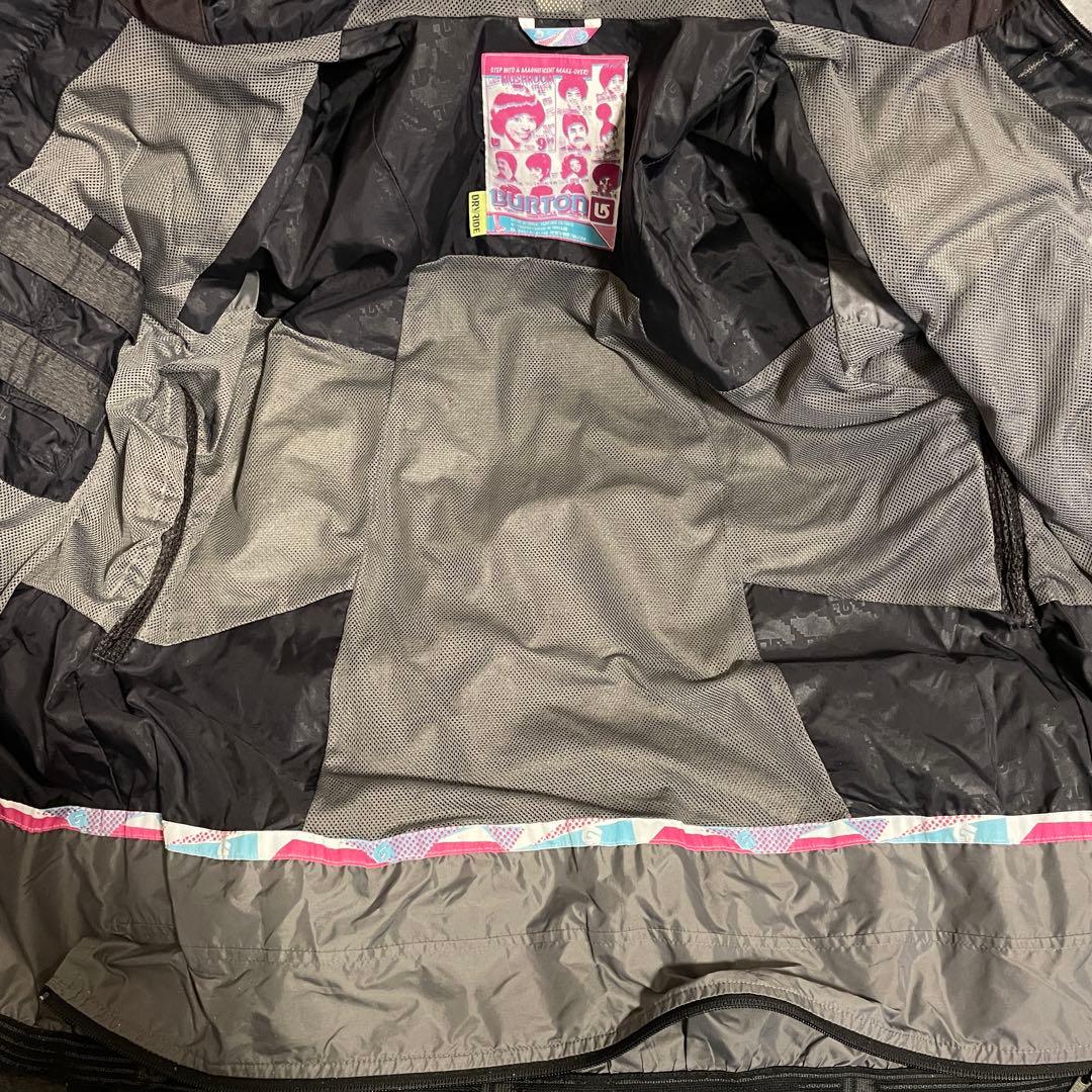 Burtonバートンスキーウェアスノーボードジャケットパーカーフード付黒ブラック