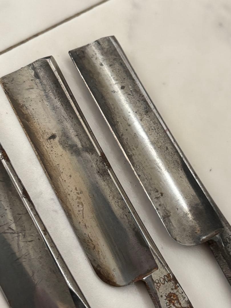 西洋カミソリ　カミソリ 理容道具 理容 塩澤 政明 8000 TRADEMARK